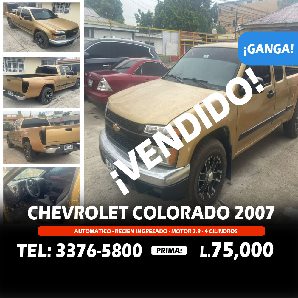 2007 Chevrolet Colorado 4 Cilindros Cabina y Media