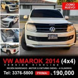 En Venta 2014 Amarok 2.0L 4x4 Doble Cabina