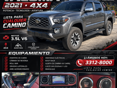 Toyota Tacoma 4x4 2021 Motor 3.5 | Financiamiento Disponible