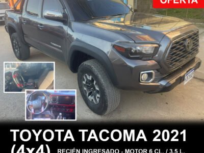 Toyota Tacoma 4x4 2021 Motor 3.5 | Financiamiento Disponible